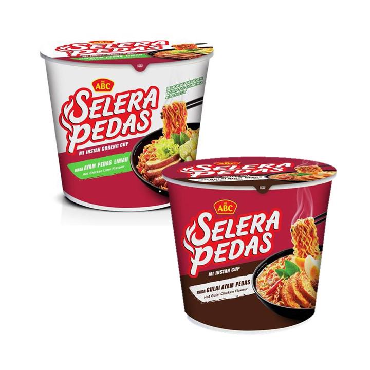 

Mie ABC cup selera pedas gulai ayam / pedas limau
