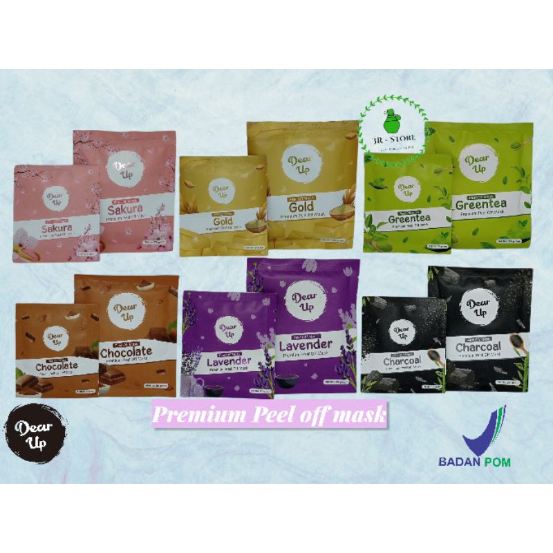 MASKER KLETEK PEEL OF MASK DEAR UP BPOM 10-25 GR