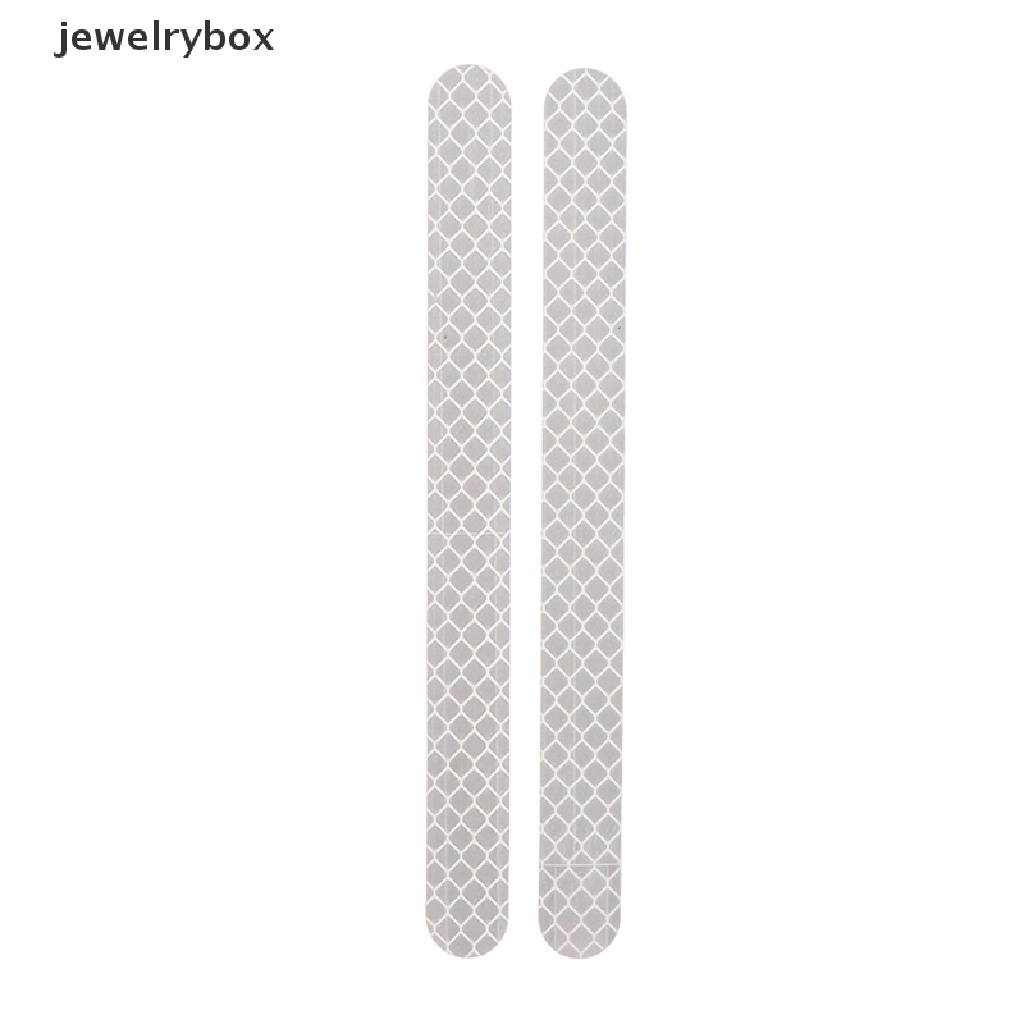 2pcs Stiker Reflektif Untuk Kaca Spion Mobil