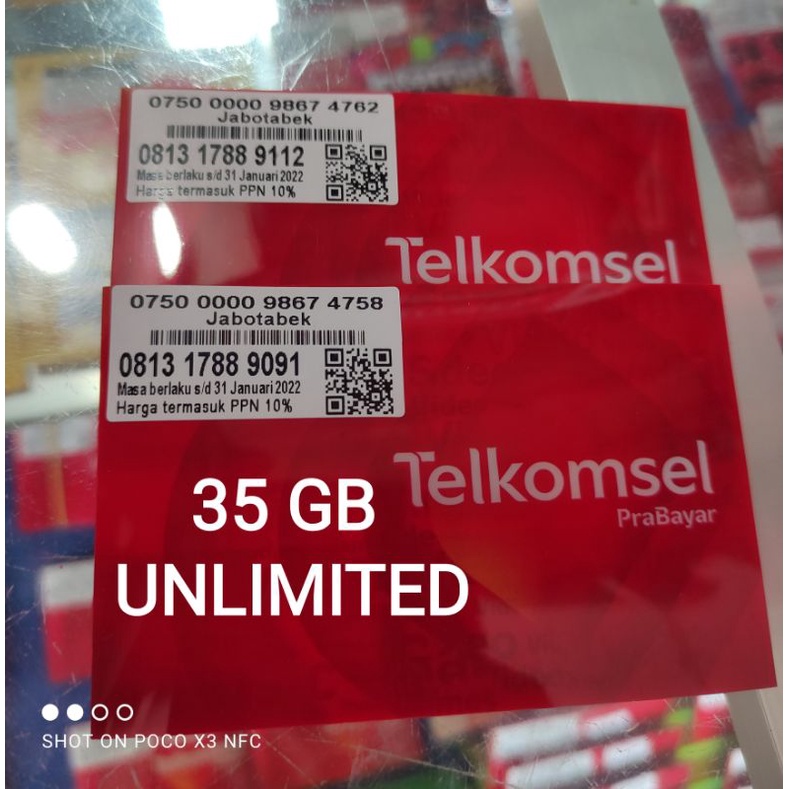 PERDANA SIMPATI KUOTA 35 GB UNLIMITED FRESH
