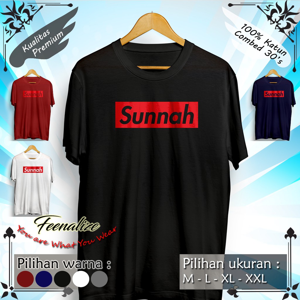 BAJU SUNNAH DISTRO KAOS PLESETAN SUPREME KASUAL PRIA