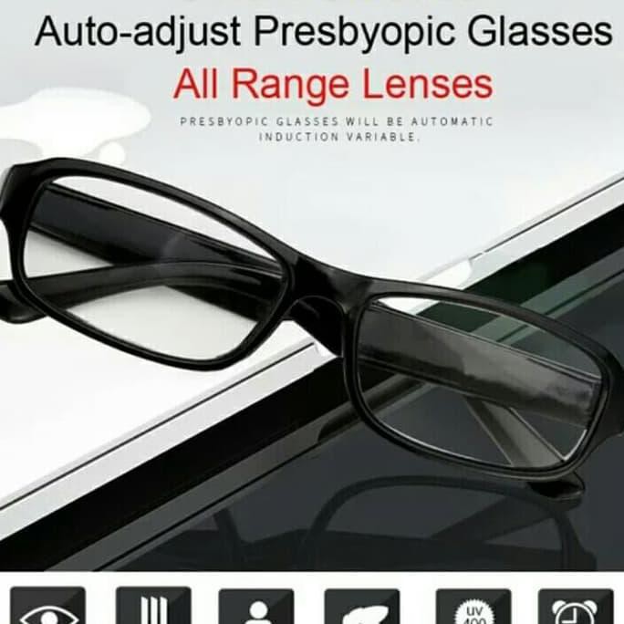 KACAMATA BACA AJAIB OTOMATIS PLUS BISA MENYESUAIKAN SEMUA UKURAN LENSA KODE 1031