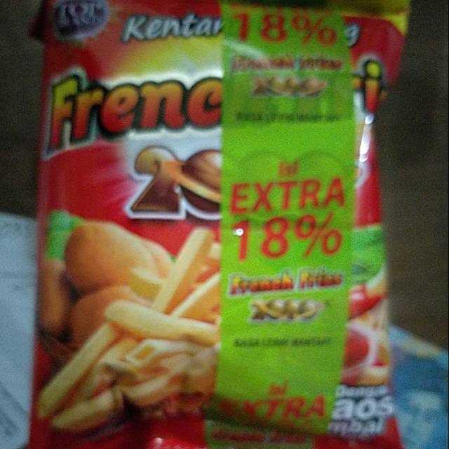 

French fries kentang 16 gr 1 pak isi 10 bks