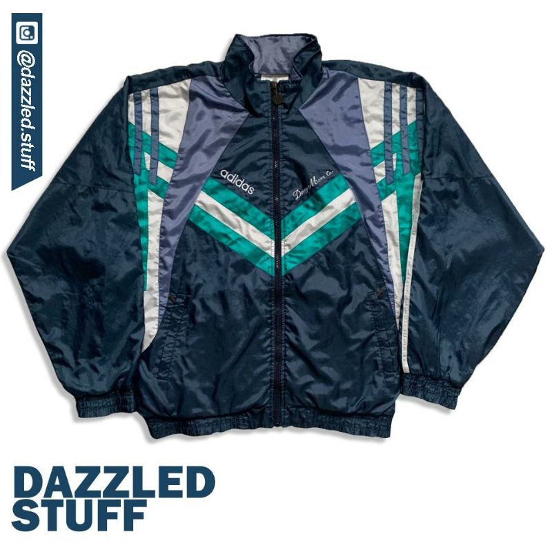 Vintage ADIDAS TREFOIL WINDBREAKER JACKET SECOND ORIGINAL