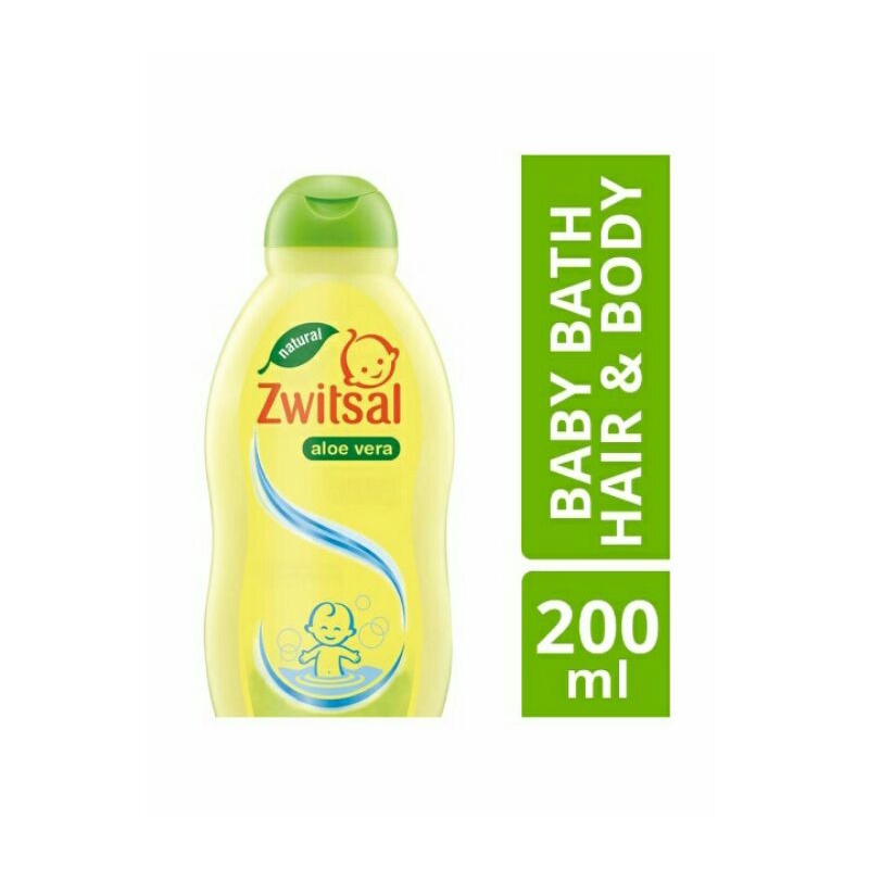 Zwitsal Baby Sabun Mandi Cair NaturalHair&amp; Body 200MI