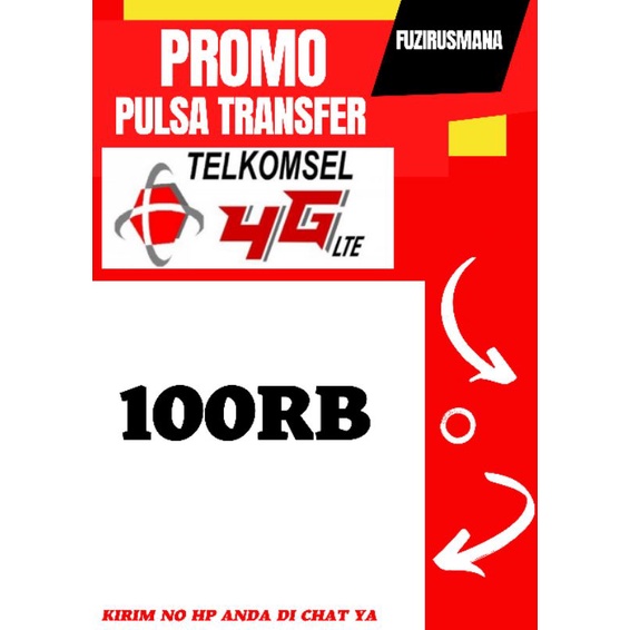 Pulsa Telkomsel 100.000