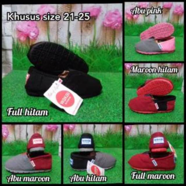 SALE SEPATU ANAK WAKAI ABU HITAM UK.21 INSOLE 14CM ANAK 1-2THN