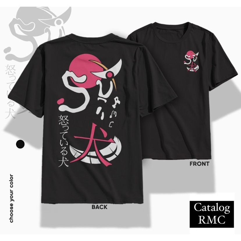 KAOS OVERSIZED JEPANG STYLE ANIME TULISAN JEPANG ALL SIZE PRIA WANITA