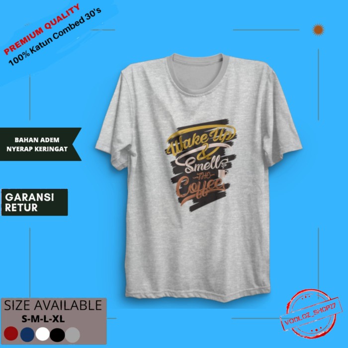 KAOS DISTRO COWO BAJU PRIA SABLON DTG - Abu Misty, M