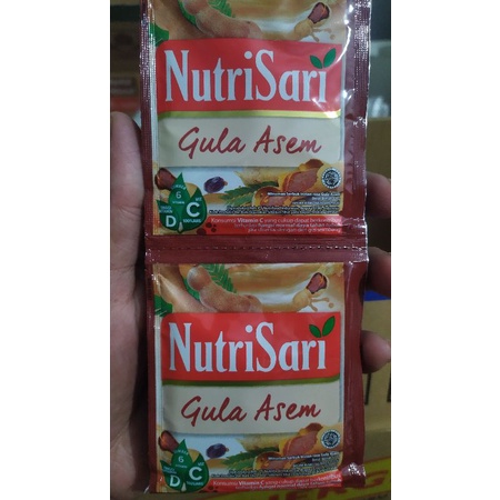 

Nutrisari Gula Asem Rentengan Isi 10 Sachet