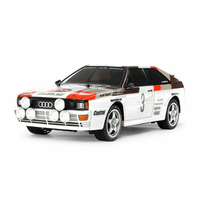 58667 Tamiya Electric RC Car Series 1 / 10RC Audi Quattro Rally A2 (TT-02 Chassis)