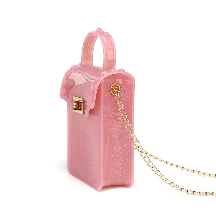 7J5 Tasready Tas HP Selempang Glitter Jelly Handphone Wanita T032