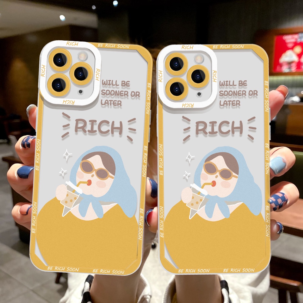 Soft Case TPU Transparan Motif Kartun Angel Eye Untuk iPhone 11 12 13 Pro Max X XR XS Max 13 12 Mini 7 8 Plus SE 2020 SE 2022