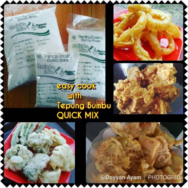 

Tepung bumbu serbaguna quick mix doyyan ayam