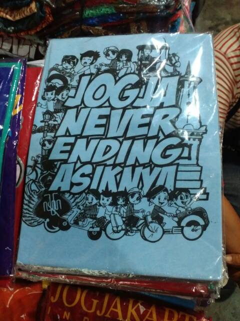 (BISA COD) Kaos Lengan Pendek Khas Jogja Ukuran All Size - Souvenir Murah