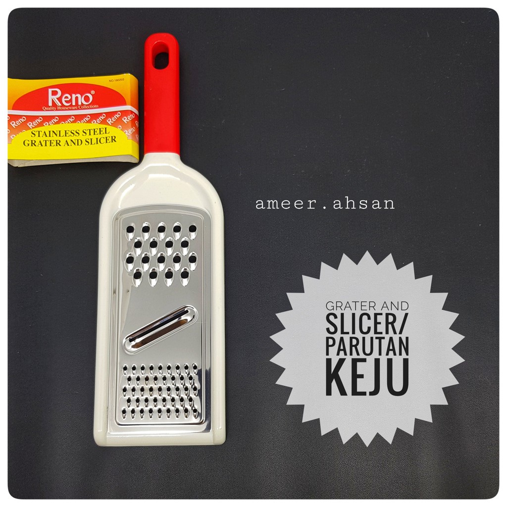 Parutan Keju Stainless / Grater and Slicer Reno