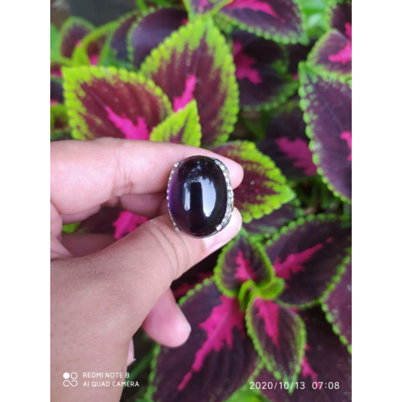 CINCIN BATU AKIK KECUBUNG WULUNG JUMBO (S)