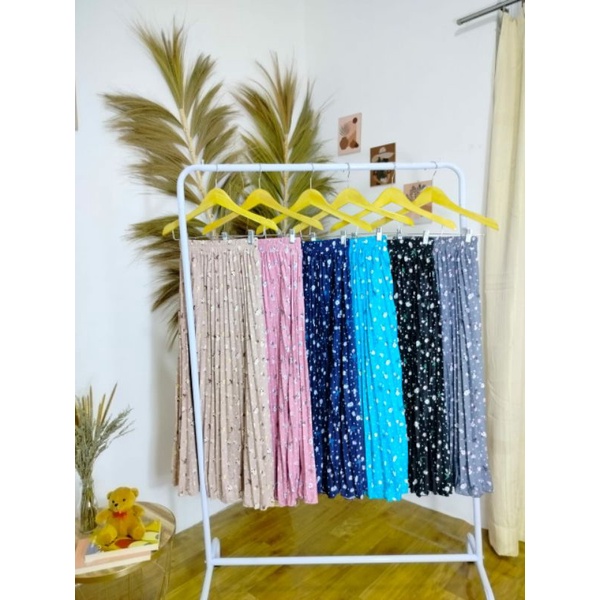 ROK POLKADOT WANITA // MOTIF ELEGAN - TERBARU