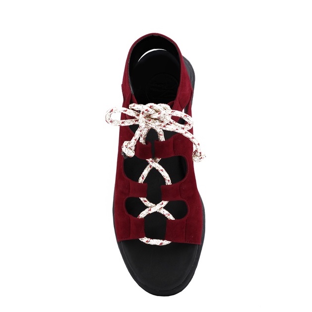 GLADIAN MAROON |ManNeedMe x FAV| Sandal Wanita Sepatu Sandal Platform ORIGINAL