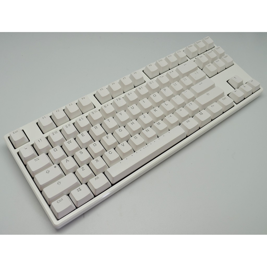 Ducky One white Case TKL Double Shot ABS - Mechanical Gaming Keyboard