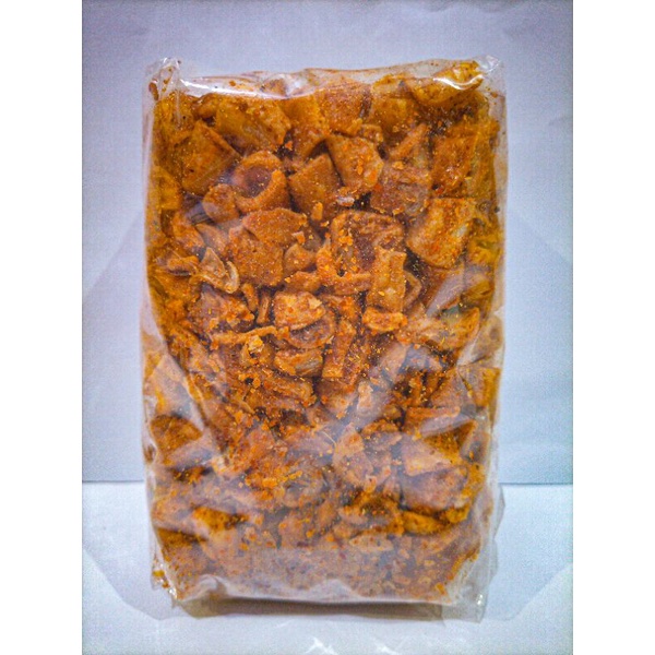 Aneka cemilan makanan ringan Sotong goreng pedas/original, Basreng stik pedas/original, seblak ceker 500gr-3