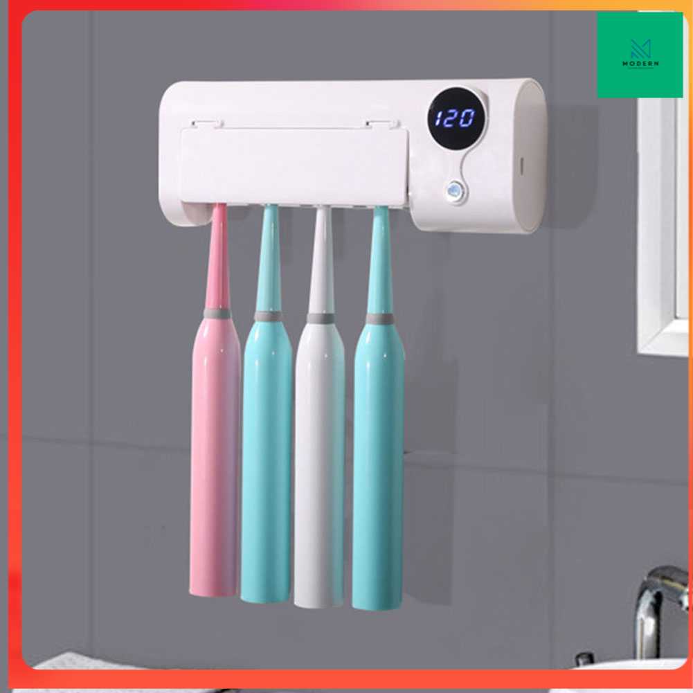 TD-DA ISHOWTIENDA Rak Sikat Gigi UV Toothbrush Holder Sterilizer - EC138