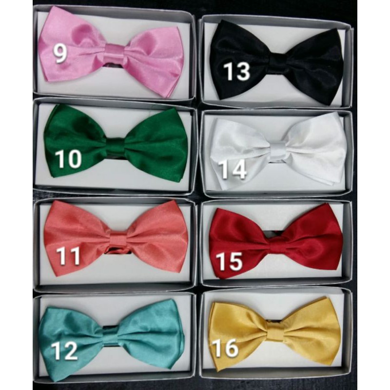 Dasi kupu2 Coklat Biru Cerah Muda Baby Blue Abu grey ungu Tua Biru Dongker Navy Bowtie