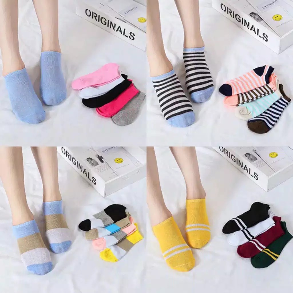 (COD)Kaos Kaki Ankle Kaos Kaki Cute Motif H003 Kaos Kaki Semata Kaki