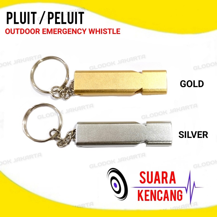 Gantungan Kunci Peluit Pluit Outdoor Emergency Whistle Keychain