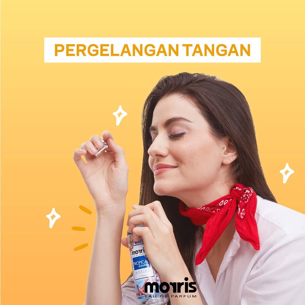 ❤️ RG ❤️ Morris Parfum Cewek Wanita Original Tropical Edition 50 &amp; 110 ml