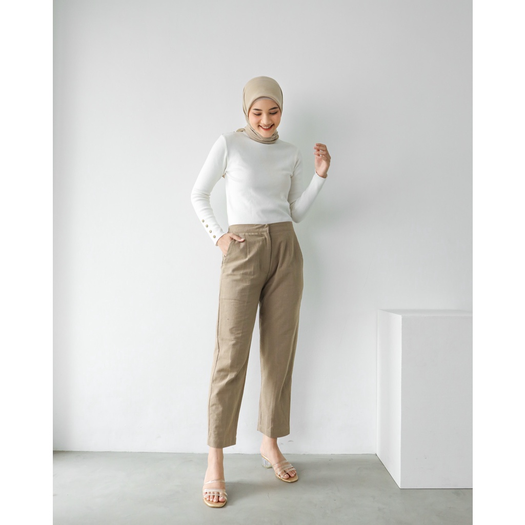 Mayoutfit Shany Pants / Celana Kulot Linen S-XXL (Part 1)-1