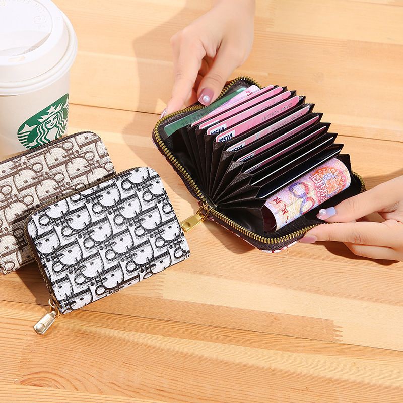 DS DP07 Dompet Kartu Resleting Dompet Mini Wanita Import Korea Fashion Murah