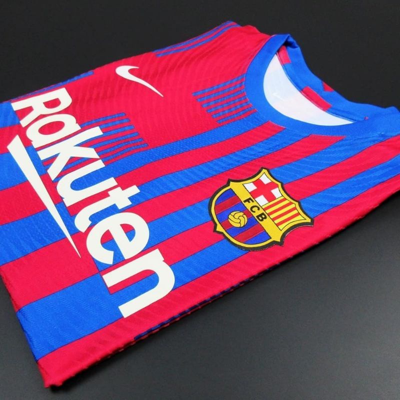 JERSEY PLAYER BARCELONA HOME 2021/2022 BARCA PI VAPORKNIT PLAYER VERSION IMPORT KUALITAS TINGGI