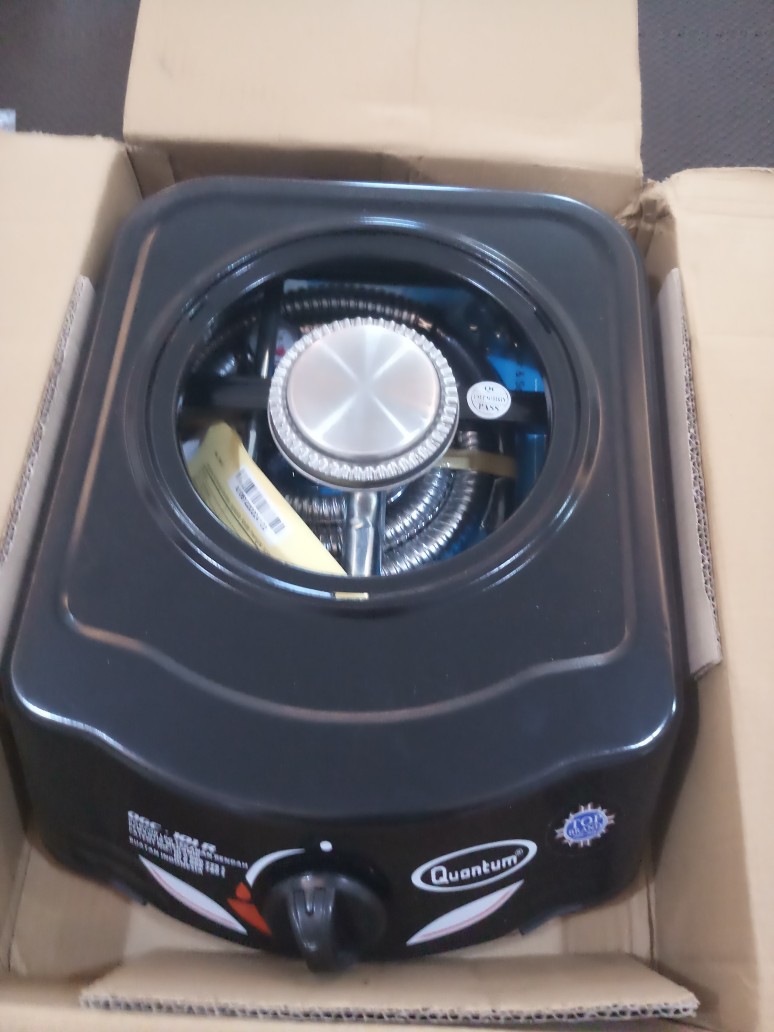 Kompor Gas Quantum 1 Tungku Dan Regulator Set Ber Sni