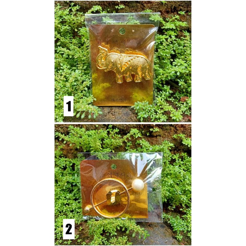 Bros Gajah Emas Gesper Kolong Ring Hijab Jilbab Kerudung Segiempat Pasmina Import Premium Murah