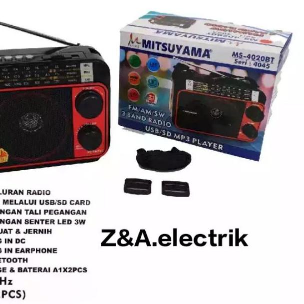 ۩ Radio/Speaker Bluetooth MS-SERI 4045 usb memory MITSUYAMA ⅍