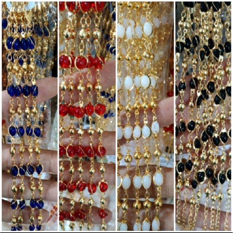 Gelang Permata Batu Warna warni
