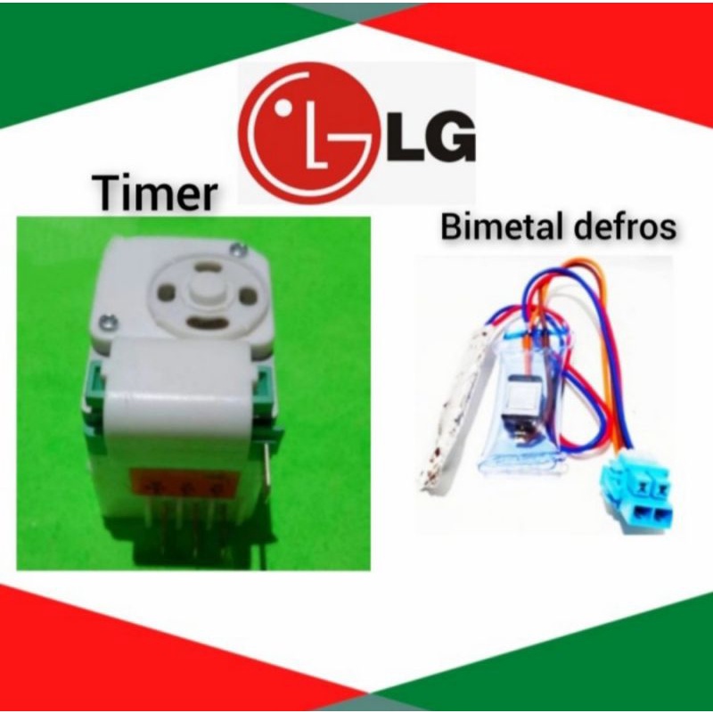 Timer Fuse Bimetal Defros Kulkas LG 2 Pintu Original