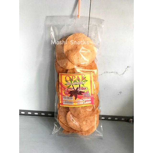 

Opak Ubi Bumbu C'Fie isi 15 Asli Bangka / Opak Asin Bumbu / Opak Pedas / Opak Cabe