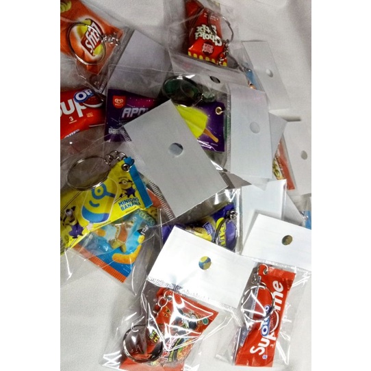 (COD)GANTUNGAN KUNCI MINIATUR SNACK UNIK LUCU-4