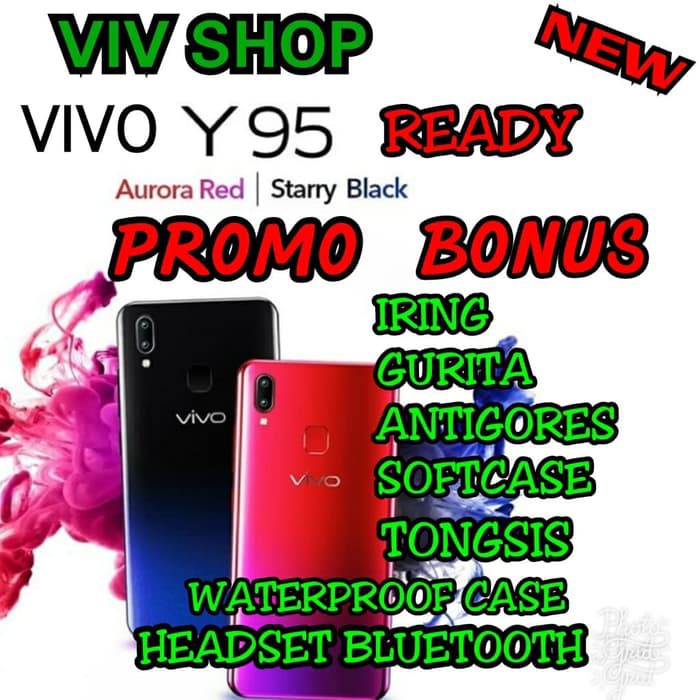 VIVO Y95 RAM 4/32 GARANSI RESMI VIVO INDONESIA