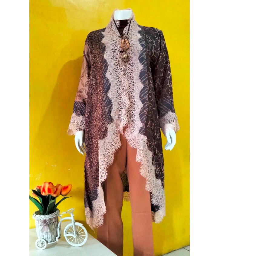 LONG OUTER LACE BATIK BAHAN VISCOSE