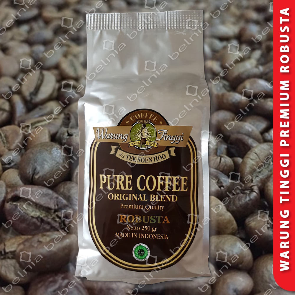 

Biji Bubuk Kopi Robusta Warung Tinggi Premium Coffee 250gr