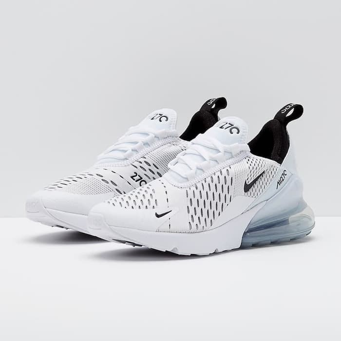 SNEAKERS COWOK HITAM BIRU MISTY  Nike Air Max 270 All White