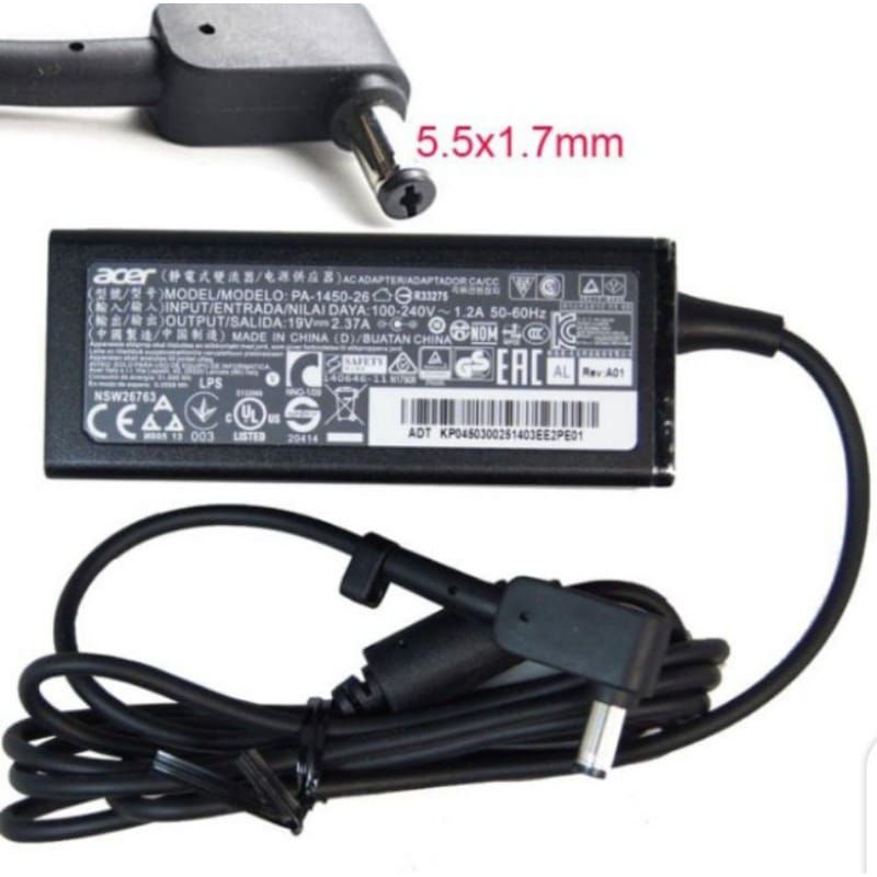 Charger laptop  Acer ES1-132 ES1-521 ES1-522 ES1-523 ES1-531 ES1-533