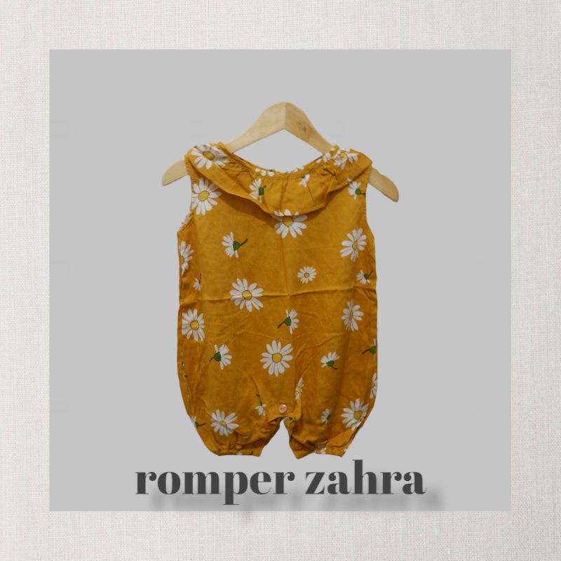 BAJU ROMPER BAYI ZAHRA USIA 3-15 BULAN