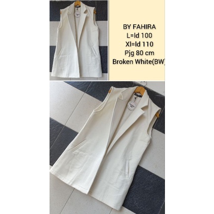 OUTER FAHIRA/FAHIRA BLAZER /CARDI FAHIRA/CARDIGAN FAHIRA ORIGINAL-BW Wol tebal