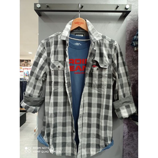 Kemeja Flanel CARDINAL Casual ORIGINAL NEW ARRIVAL