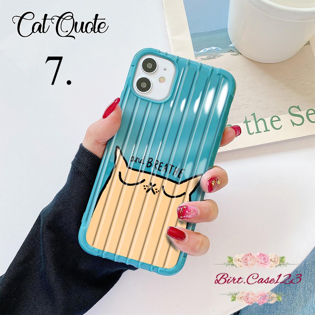 Softcase CAT QUOTE Oppo A3s A1k A5 A9 2020 A7 F9 A5s A31 A52 A92 A37 A53 A83 F1s F11 Pro BC3388