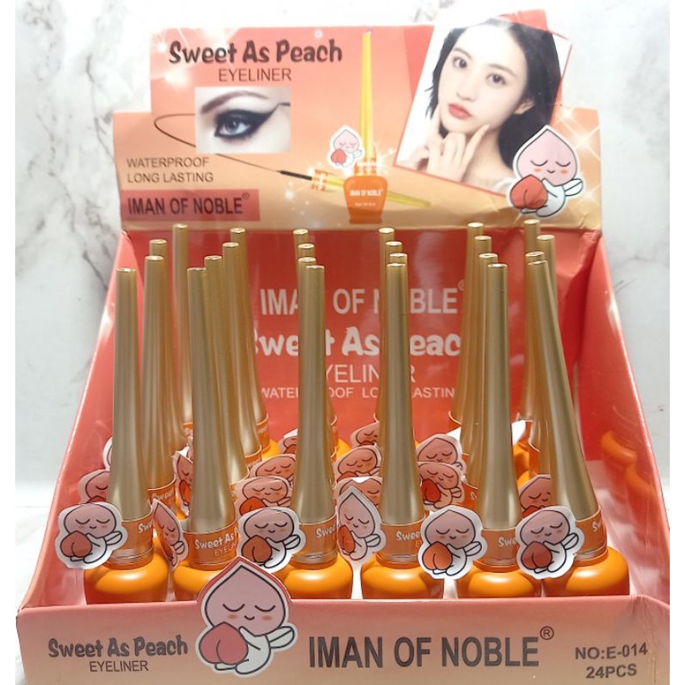 Perbatang Eyeliner Iman of noble Sweet As Peach Waterproof no.E-014